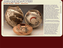 Tablet Screenshot of juanquezadapottery.com